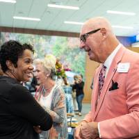 Guests at the Arend and Nancy Lubbers Student Services Center Dedication